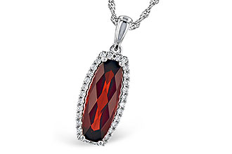 A282-02520: NECK 1.75 GARNET 1.87 TGW