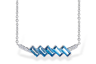 A282-07975: NECK .75 LONDON BLUE TOPAZ .80 TGW