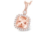 C195-66138: NECK 1.09 MORGANITE 1.26 TGW (7MM MORG)