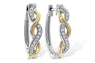 C198-37075: EARRINGS .15 TW