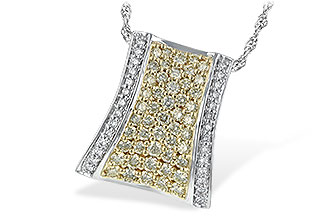 C198-38893: NECK 1.36 YELLOW DIAS 1.63 TW