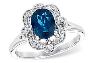 C282-07029: LDS RG 1.35 LONDON BLUE TOPAZ 1.50 TGW