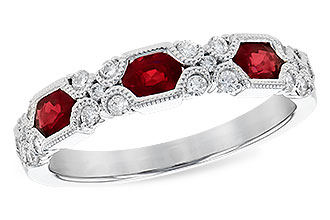 D282-04284: LDS WED RG .74 RUBY 1.00 TGW (4x3MM RUBY)