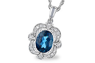 D282-07029: NECK 1.35 LONDON BLUE TOPAZ 1.50 TGW