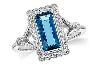 E199-33438: LDS RG 1.58 LONDON BLUE TOPAZ 1.75 TGW