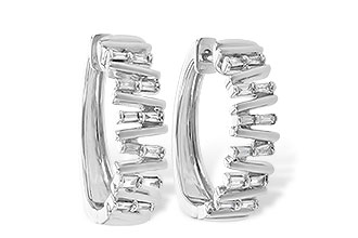 F199-32529: EARR .30 TW BAGUETTE DIAS