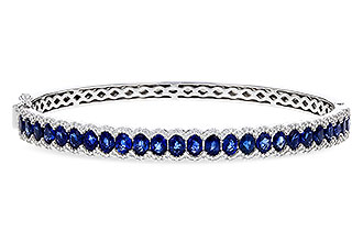 F283-89738: BANGLE 5.09 TW SAPPHIRE 5.65 TGW