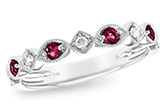 G102-02493: LDS WED RG .20 RUBY .26 TGW