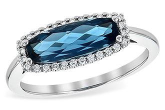 G199-32529: LDS RG 1.79 LONDON BLUE TOPAZ 1.90 TGW