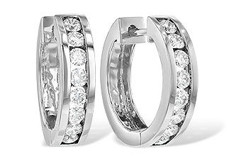 H194-76102: EARRINGS 1 CT TW