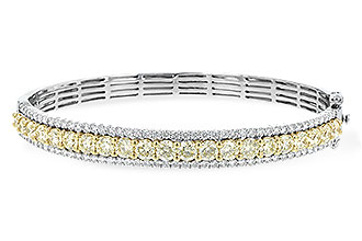 H198-39756: BANGLE 4.20 YELLOW DIAS 5.63 TW