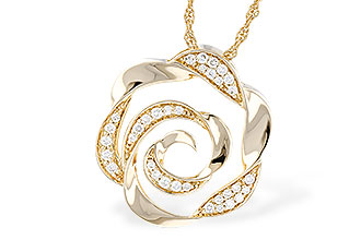 H282-94302: NECKLACE .20 TW