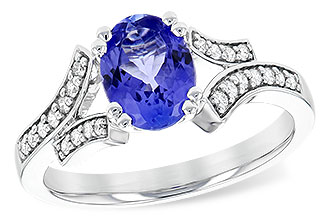 K199-34356: LDS RG 1.15 TANZANITE 1.30 TGW