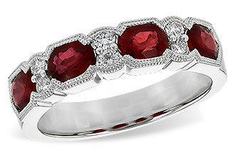 M199-29792: LDS WED RG 1.66 RUBY 1.84 TGW (5x4MM RUBY)